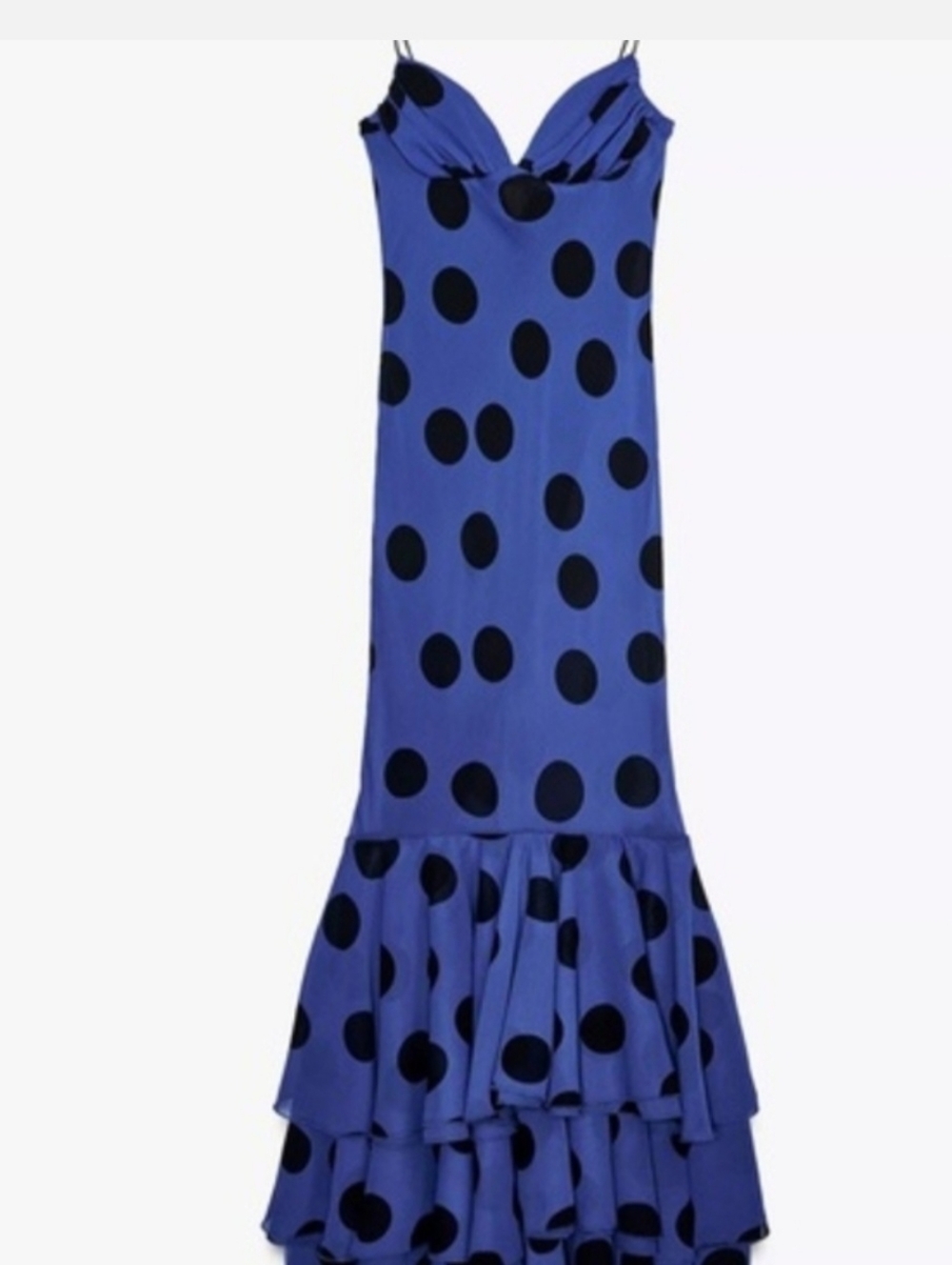 Zara Polka Dot Mermaid Dress NWT Size M Dress - Picture 3 of 6